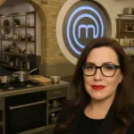 Grace Dent, neue MasterChef-Jurorin 2025, lächelt in die Kamera bei einem BBC-Pressetermin