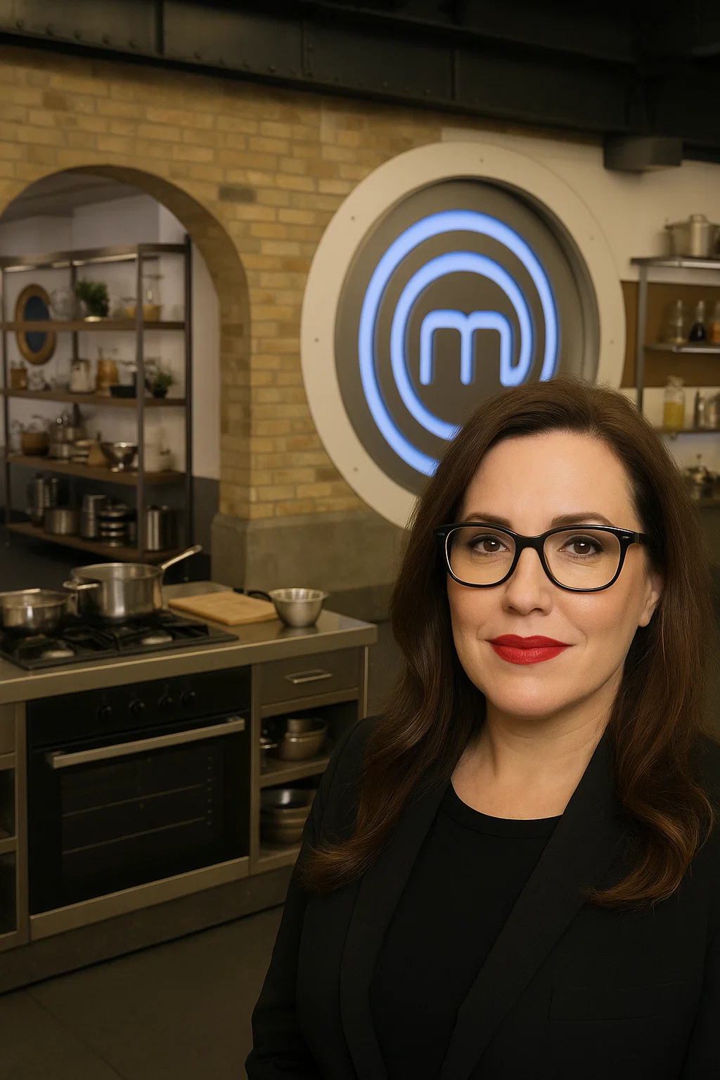 Grace Dent, neue MasterChef-Jurorin 2025, lächelt in die Kamera bei einem BBC-Pressetermin