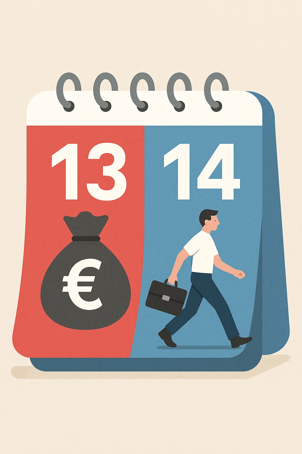 Symbolgrafik Steuerzahlergedenktag 2025: Bürger arbeitet bis Juli für den Staat