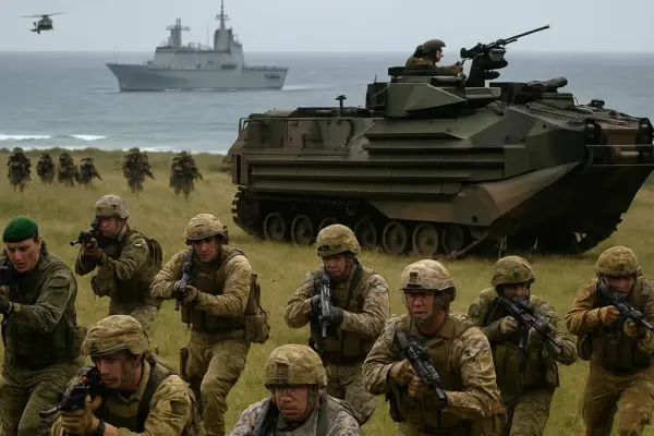 Gemeinsame Militärübung der USA und Australien im Rahmen von Talisman Sabre 2025