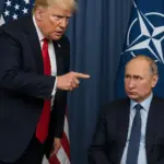 Donald Trump und NATO-Generalsekretär Mark Rutte bei Pressekonferenz im Oval Office zu Waffenlieferungen für die Ukraine