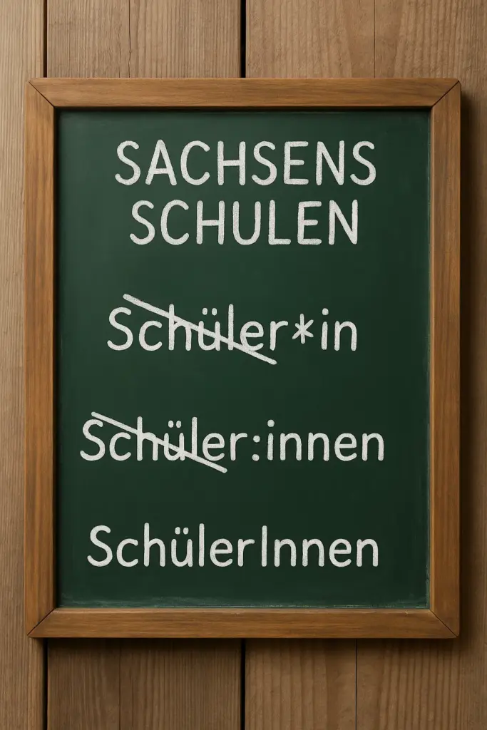 🚫 Gendersternchen bleibt an Sachsens Schulen verboten