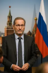Matthias Platzeck auf einer Veranstaltung in Moskau – Symbolbild für Kreml-Kontakte