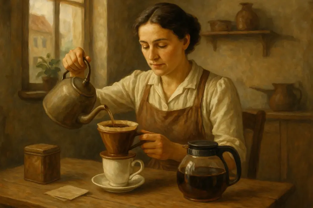 ☕ Mit 72 Pfennigen zur Weltmarke: Die Erfindung des Kaffeefilters durch Melitta Bentz