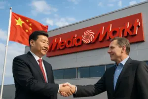 JD.com plant die Übernahme von MediaMarkt und Saturn – Elektronikmarkt-Filiale