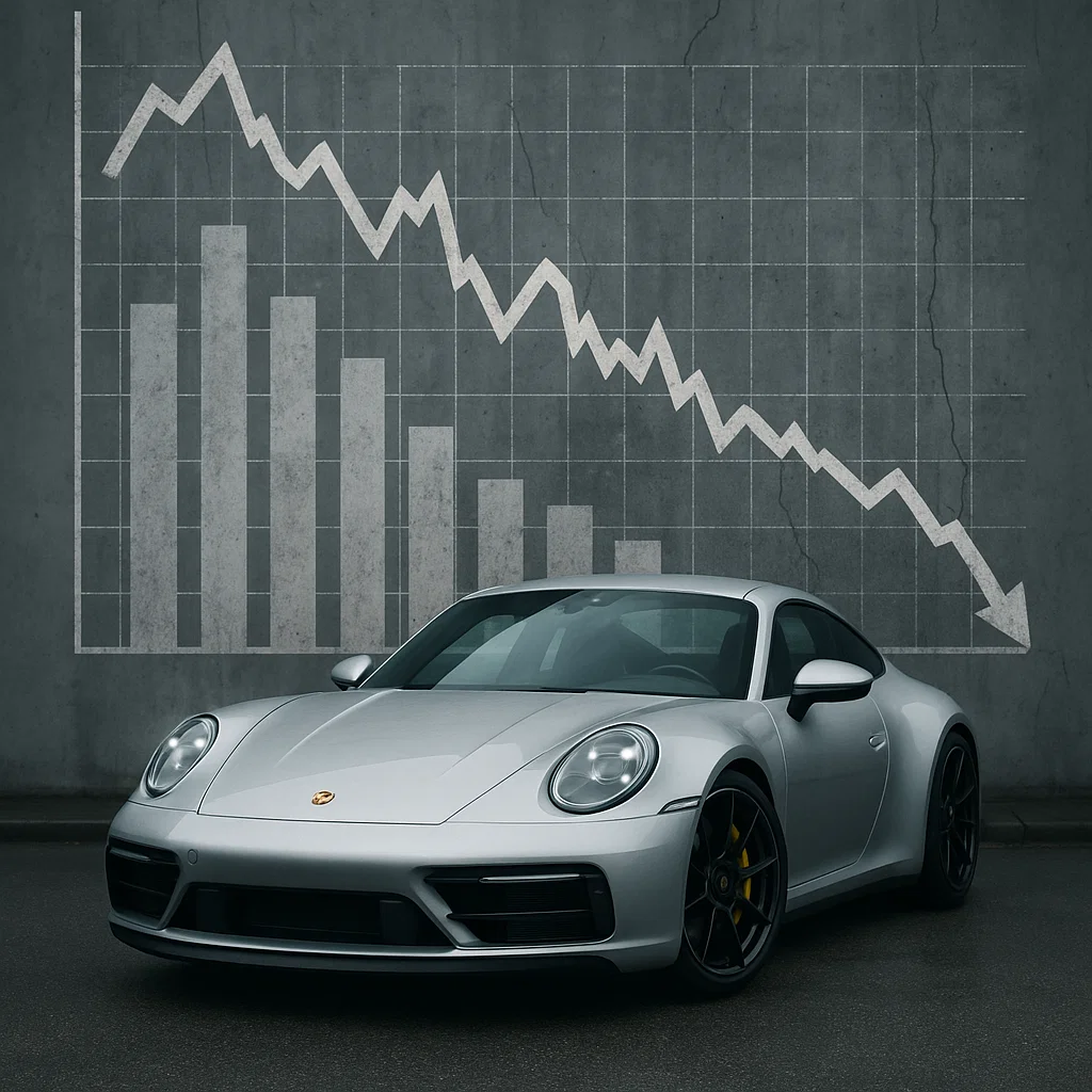 🚨 Porsche-Gewinn bricht um 91 % ein – Operatives Ergebnis stürzt dramatisch ab
