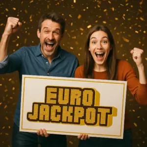 Lottoschein mit Eurojackpot-Zahlen – Symbolbild für den Jackpot-Gewinn 2025