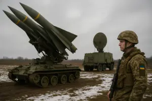 Ukrainische Soldaten an Hawk-Flugabwehrsystem – Symbolbild für Verteidigungstechnologie