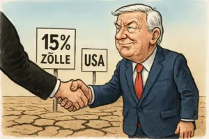 Donald Trump und Ursula von der Leyen beim Treffen in Schottland – Symbolbild für EU-USA-Zolldeal