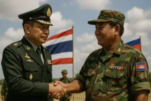 „Grenzgebiet zwischen Thailand und Kambodscha – Symbolbild für Waffenruhe 2025“