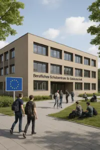 Neubau des Berufsschulzentrums Elektrotechnik in Dresden-Prohlis