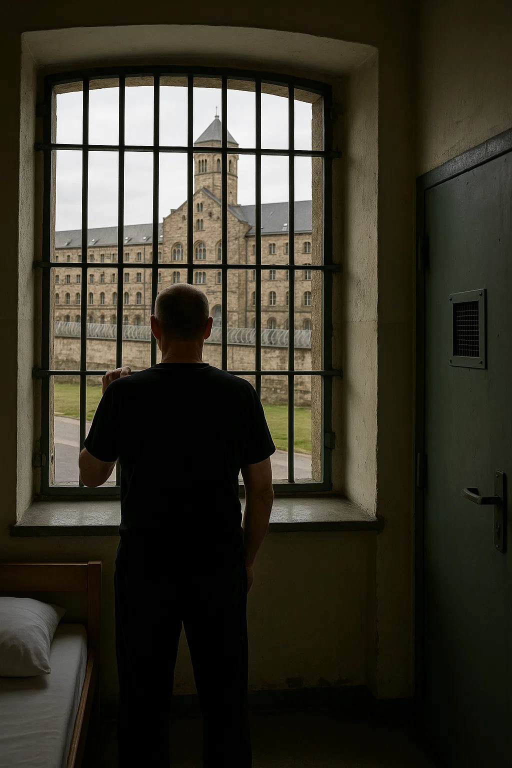 Der verurteilte Mörder Detlev G. bei einer Gerichtsverhandlung in Dresden