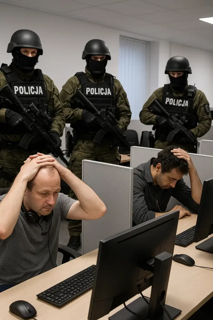 🚨 Razzia gegen Telefonbetrüger: Callcenter in Polen ausgehoben