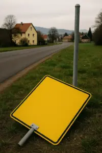 Ortsschilder Diebstahl Zittau Großschönau Jonsdorf Hainewalde Polizei Sammelleidenschaft