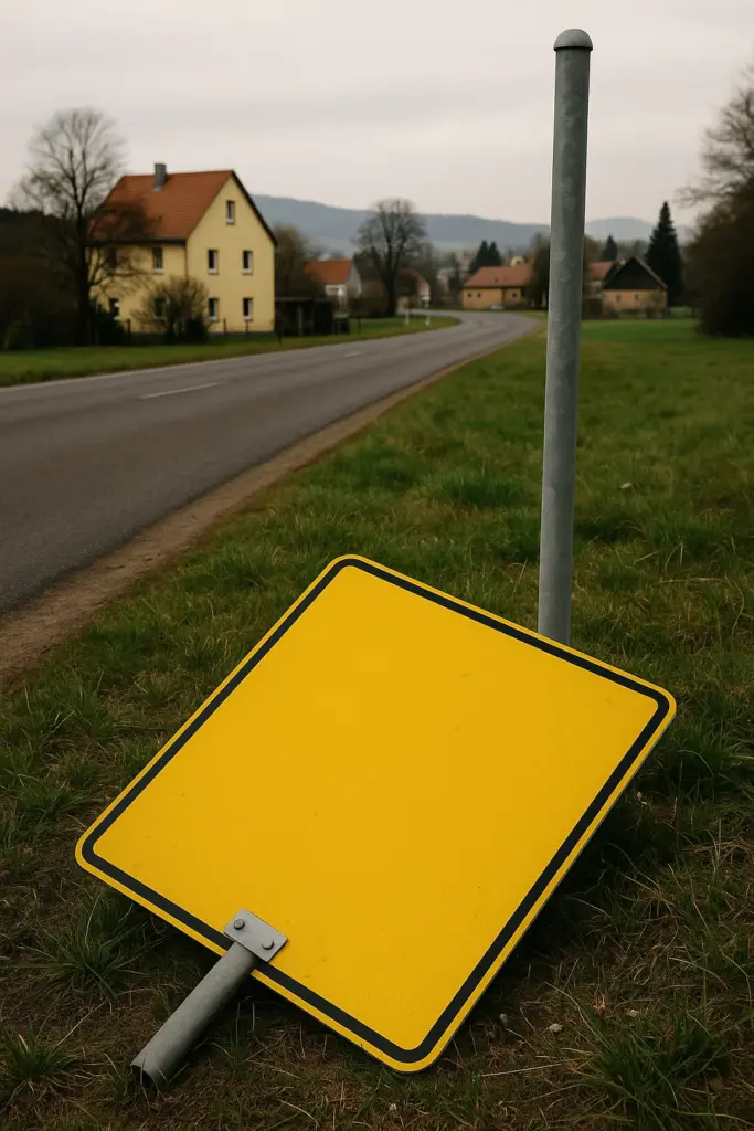 Ortsschilder Diebstahl Zittau Großschönau Jonsdorf Hainewalde Polizei Sammelleidenschaft