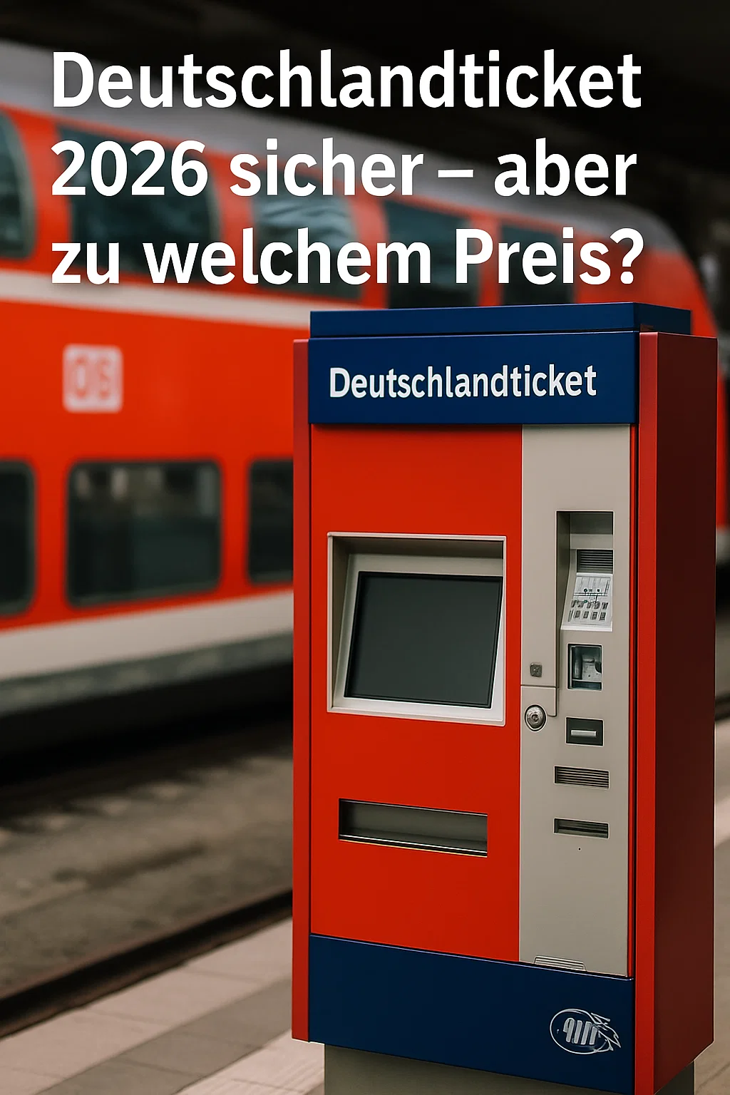 Deutschlandticket für den Nahverkehr – Symbolbild zur Ticket-Finanzierung