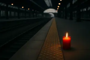 Bahnhof Friedland, Tatort, an dem Liana (†16) von einem Zug erfasst wurde