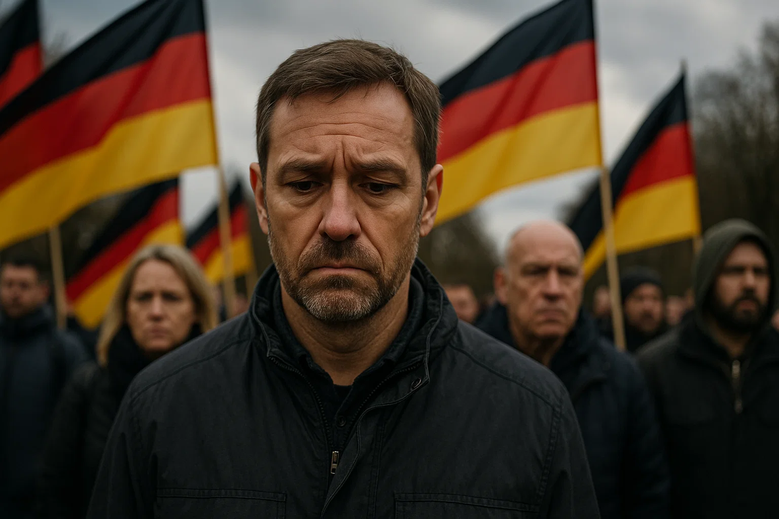 Demonstrierende Bürger in Deutschland – Vertrauen in Staat auf Rekordtief