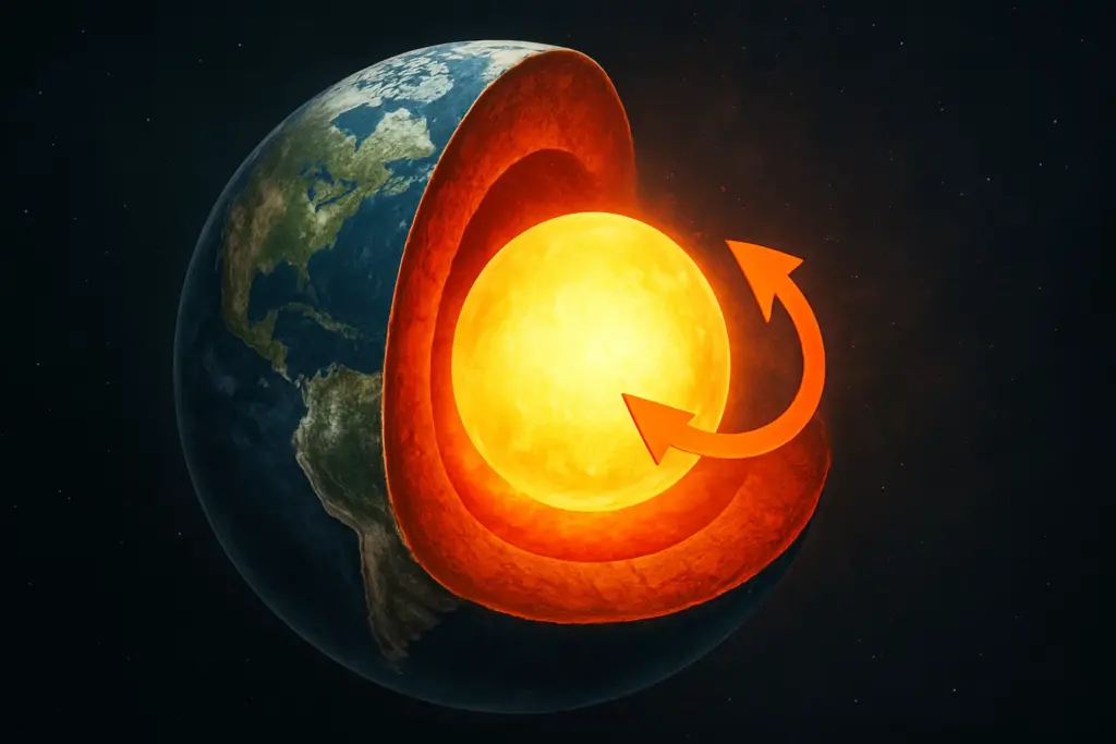 🌍 „Ich war zunächst ratlos“ – Forscher entdecken scheinbare Richtungsumkehr des Erdkerns