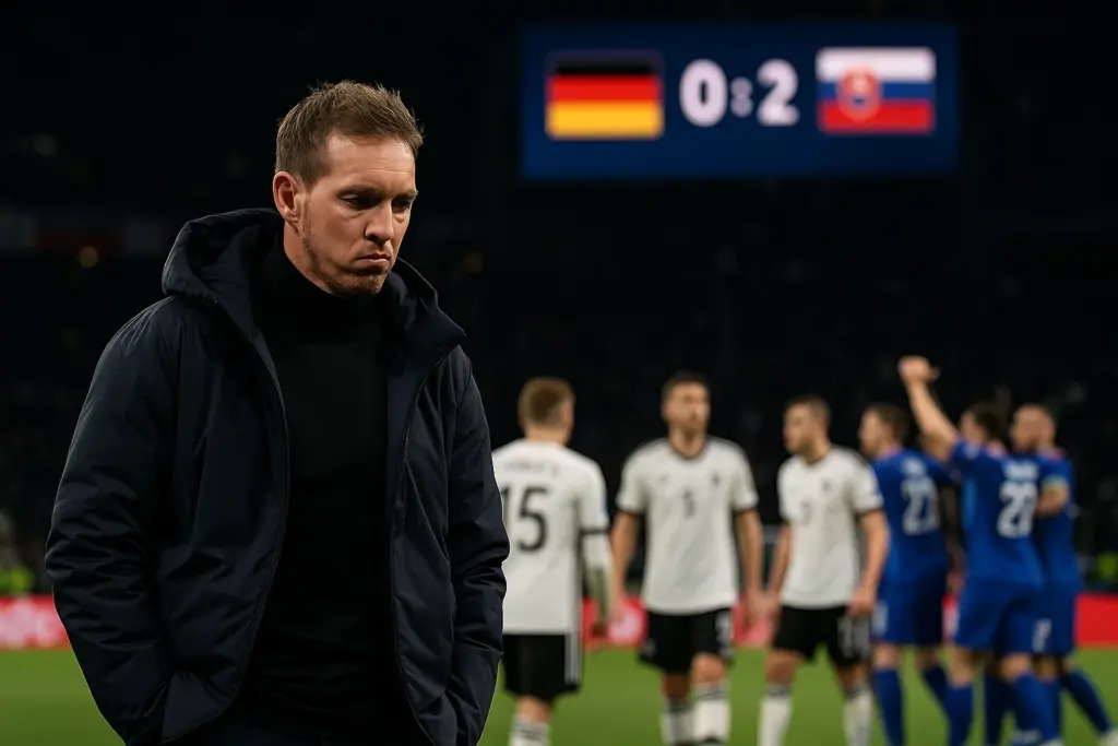 Deutsche Spieler enttäuscht nach 0:2-Pleite in der Slowakei
