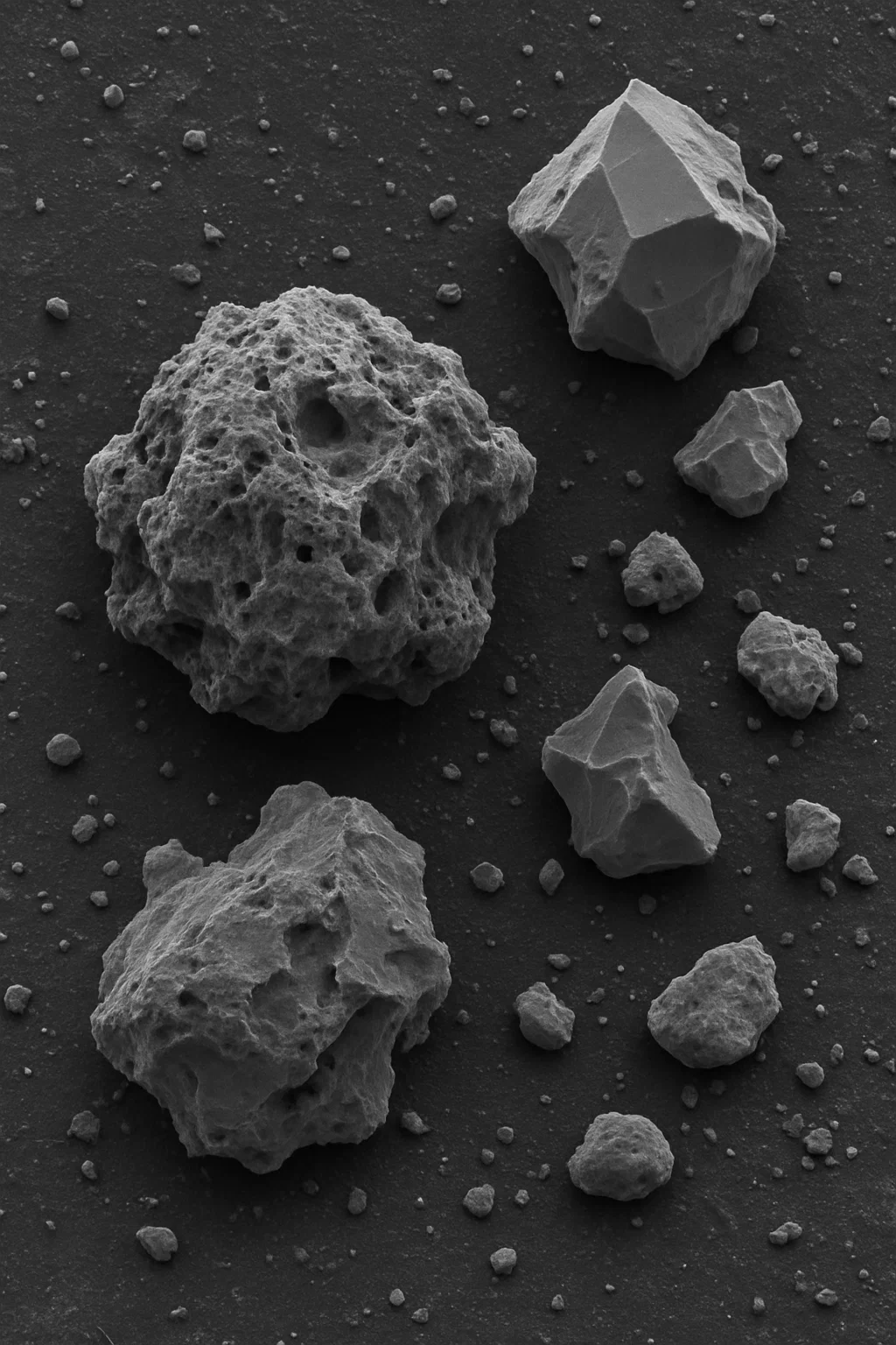 Rasterelektronenmikroskop zeigt Sternenstaub aus Asteroid Bennu – älter als unser Sonnensystem