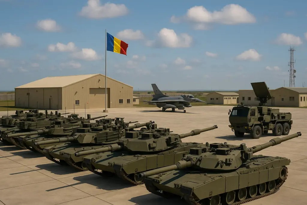 NATO-Soldaten in Rumänien auf der Mihail-Kogălniceanu-Basis, Ausbau zum größten NATO-Drehkreuz Europas