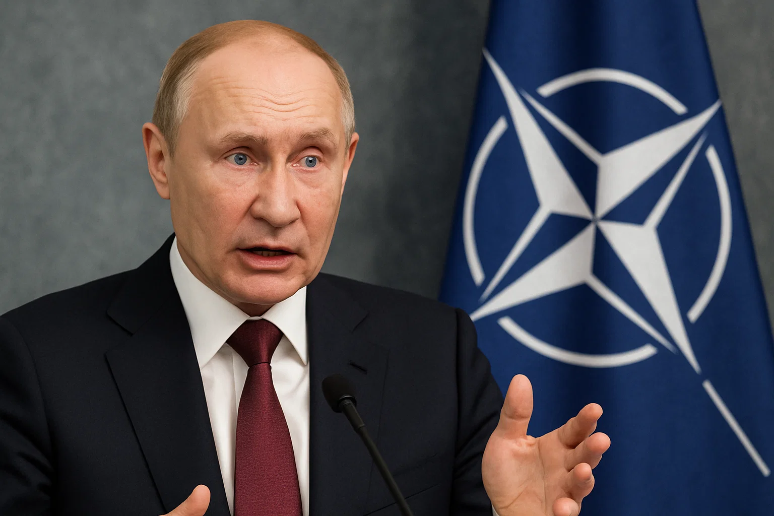 Russische Panzerkolonne und NATO-Soldaten – Gefahr eines Krieges in Europa bis 2028“