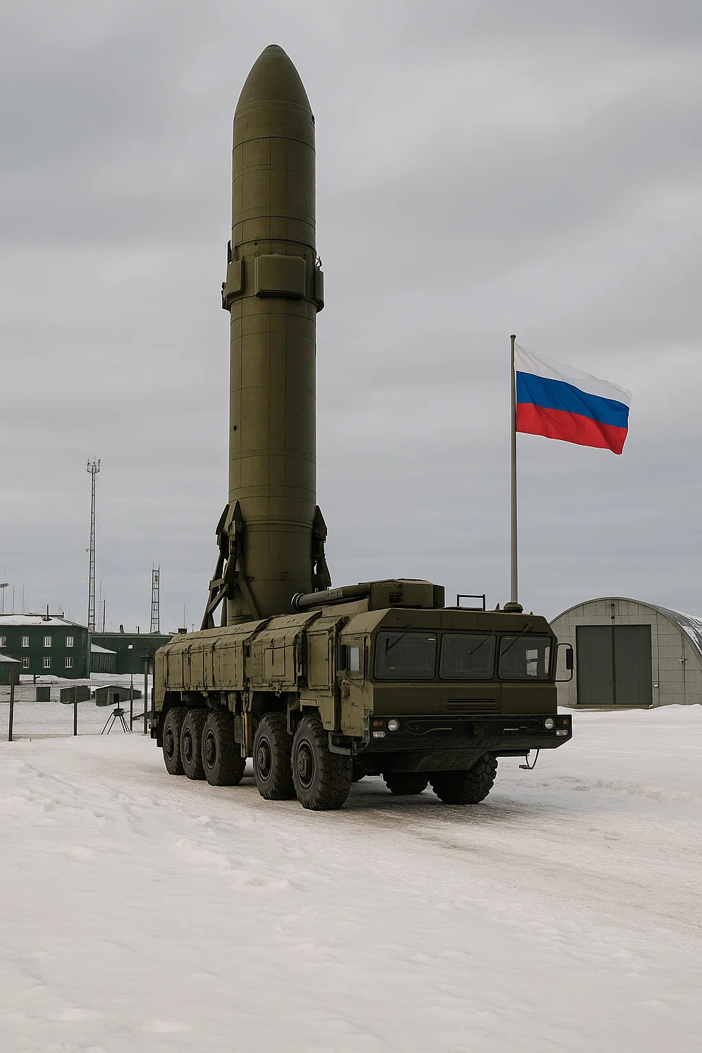 Visualisierung einer russischen Oreschnik-Hyperschallrakete, die London in acht Minuten erreichen könnte