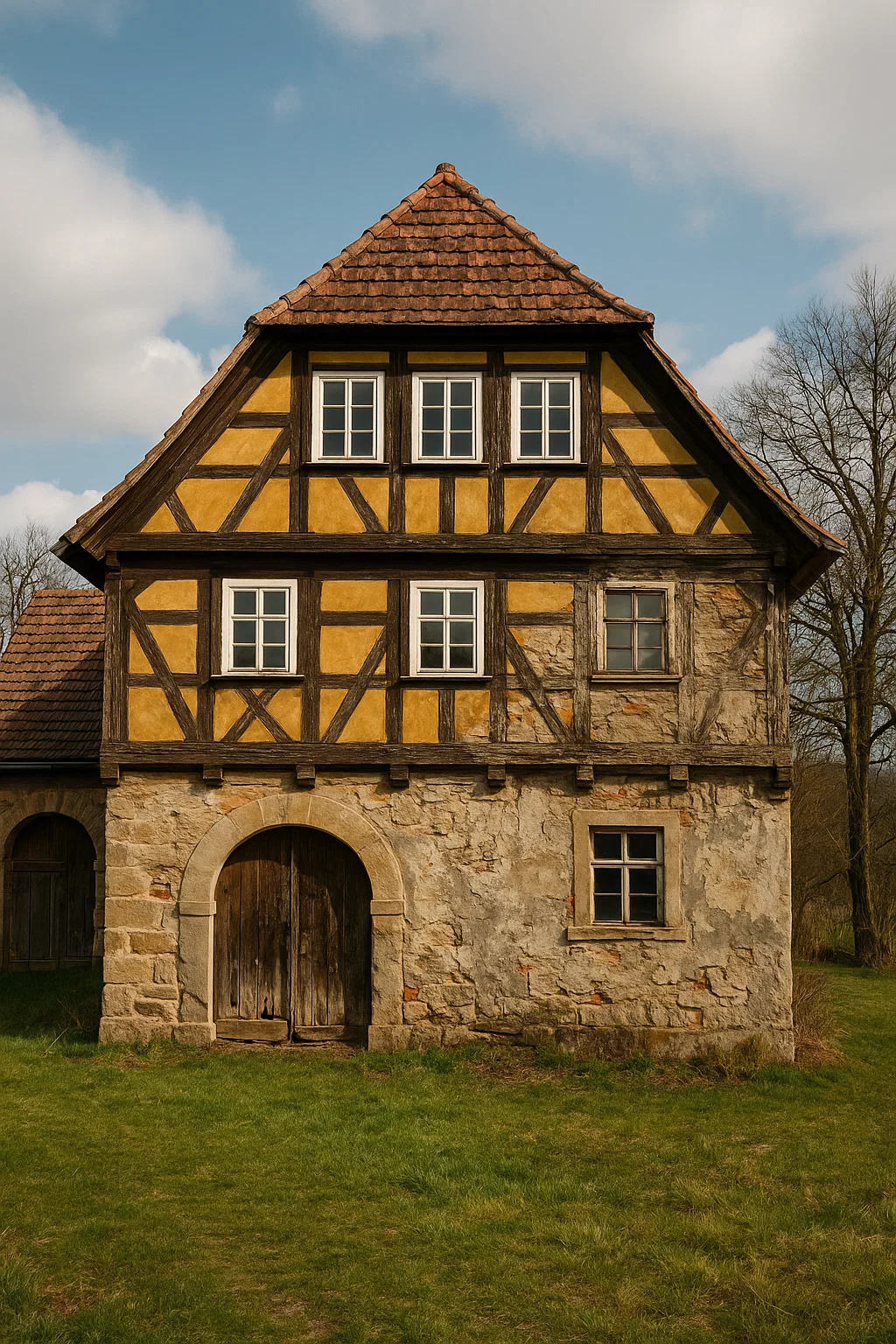 Sanierungsbedürftiges Denkmal in der Oberlausitz – Symbol für die Lust und Last der Denkmalpflege