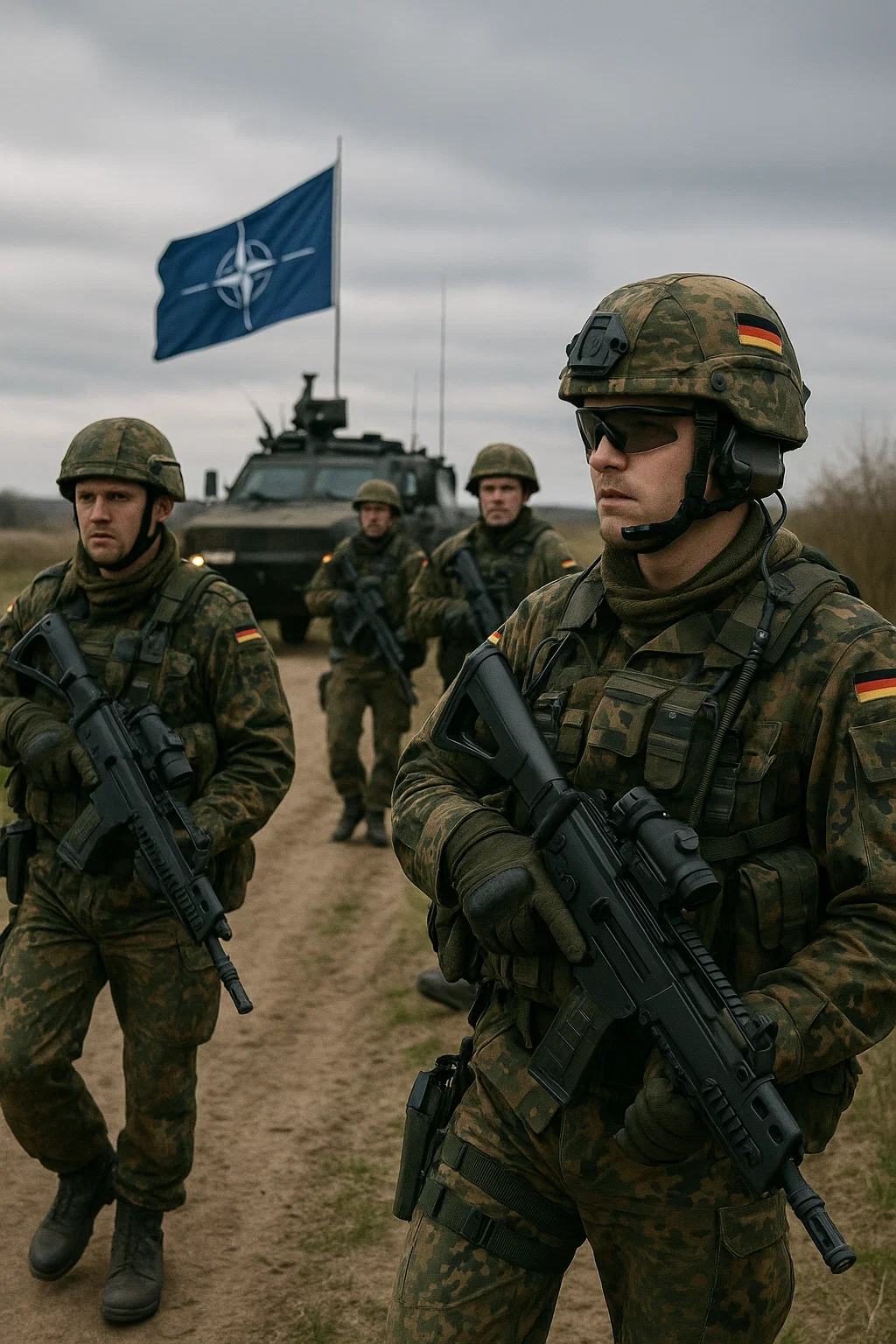 Deutsche Soldaten sichern Nato-Ostflanke nach Vorfall mit Russland