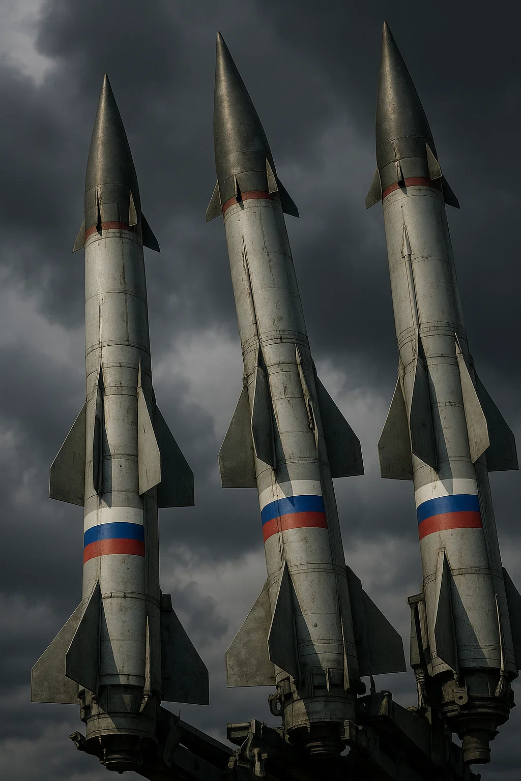 Russische Iskander-Rakete auf mobilem Startrampe in Kaliningrad