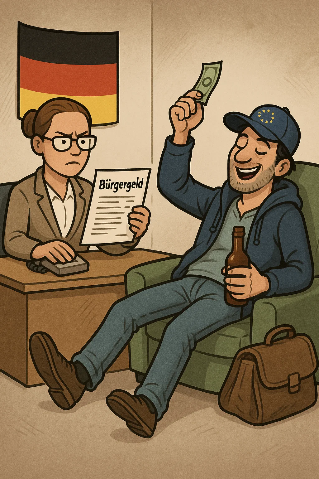 CDU-Generalsekretär Carsten Linnemann fordert strengere Regeln gegen Bürgergeld-Missbrauch durch EU-Ausländer