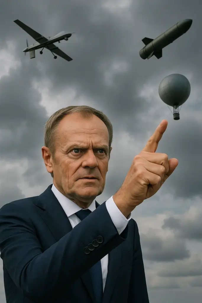 💥 Knallhart-Drohung aus Polen: Tusk will Flugobjekte notfalls abschießen lassen