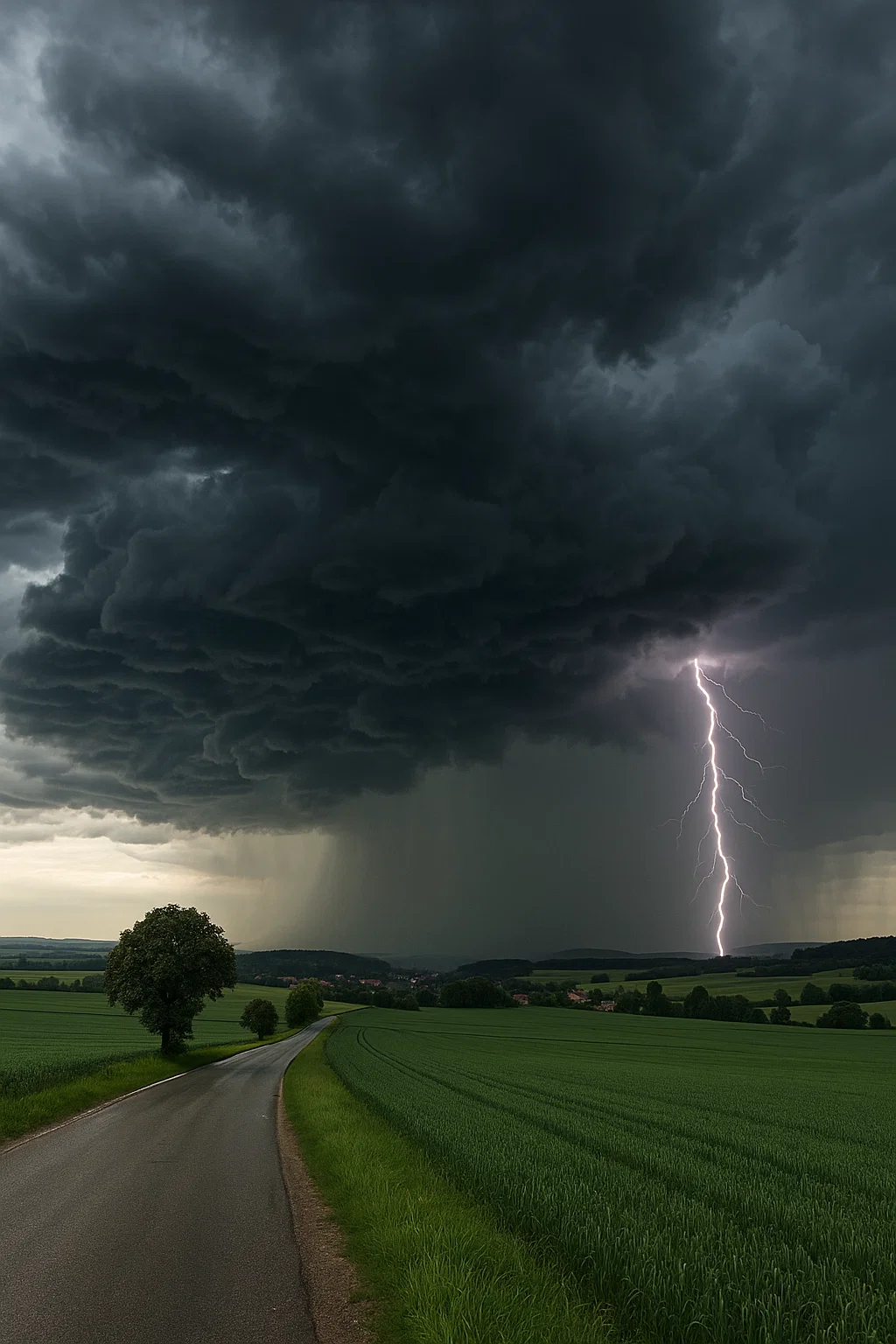 Schlammlawine nach Unwetter überzieht Dorf Obergurig in Sachsen