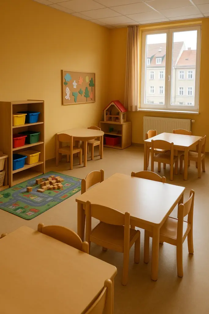 Leere Kita-Gruppe in Zittau – Sorge um Schließung wegen sinkender Kinderzahlen