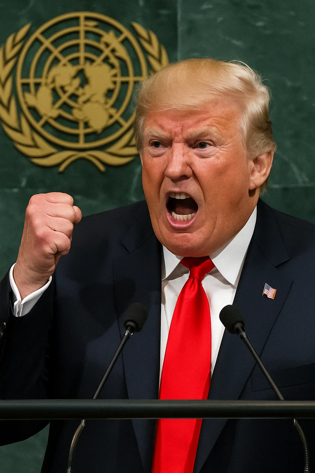 Donald Trump spricht bei der UN-Vollversammlung 2025 in New York