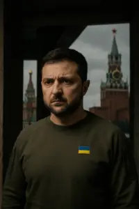 Symbolgrafik mit Warnsirene, Kampfjet und Nuklearsymbol – Hinweis auf Eskalationsrisiko zwischen Ukraine, Russland und NATO
