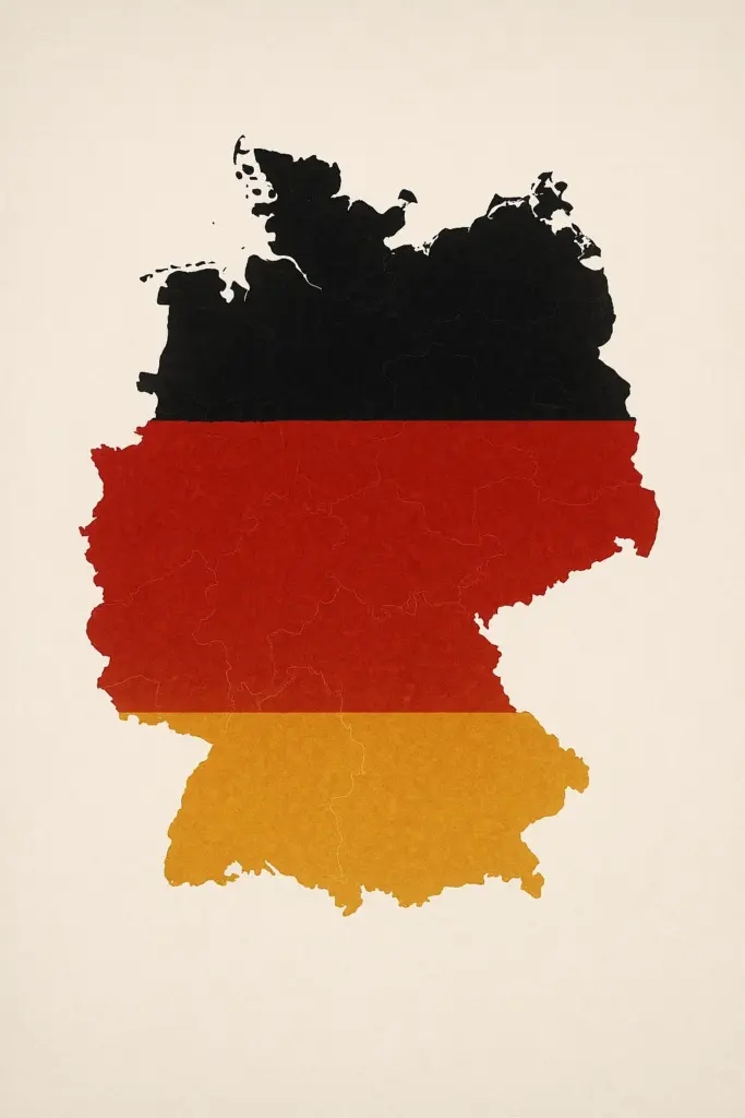 Tag der Deutschen Einheit 2025 in Berlin – Brandenburger Tor mit Deutschlandfahnen, Symbol für Ost-West-Zusammenwachsen
