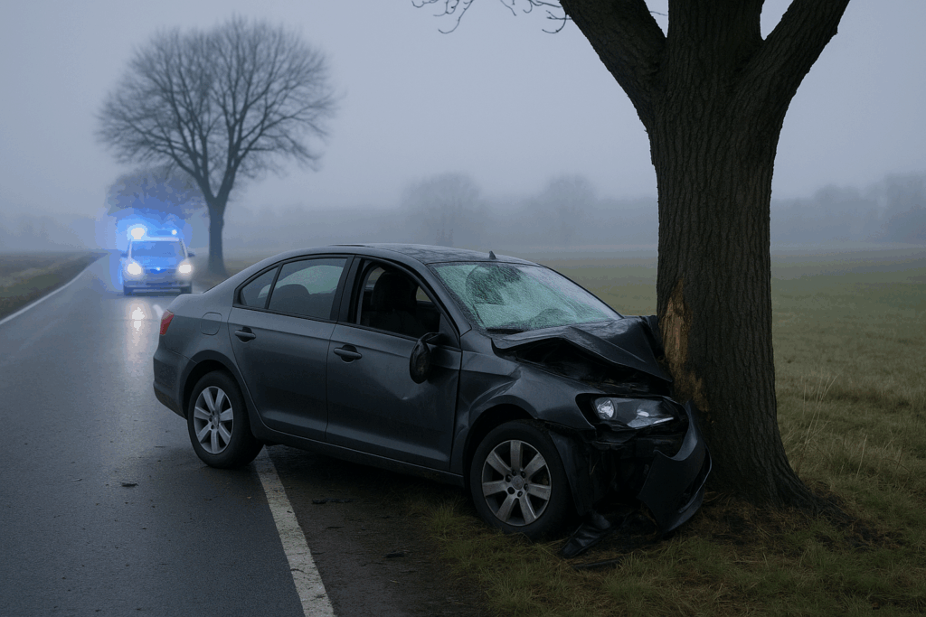 <p><strong>💥 Tödlicher Unfall bei Markersdorf</strong></p>