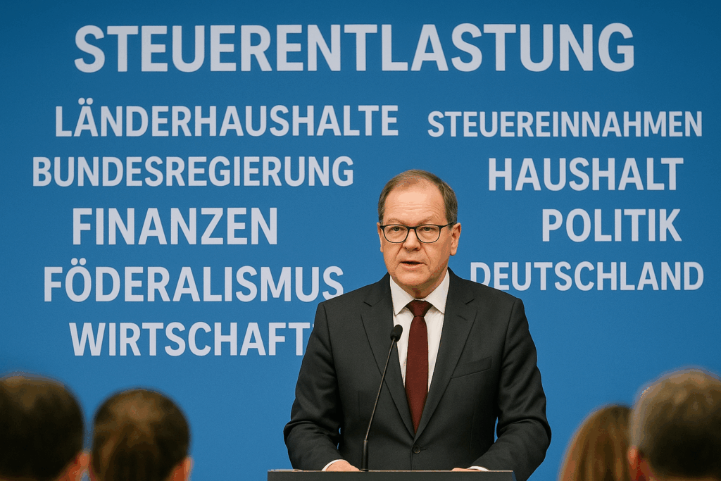 💶 Steuerpläne unter Druck: Geplante Entlastungen reißen Milliardenloch in Länderhaushalte