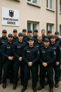 Polizei-Einsatzfahrzeuge in Zittau – neue Fahndungsgruppe Grenze gegen illegale Migration und Kriminalität