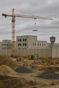 Baustelle der Justizvollzugsanstalt Zwickau – Kostenexplosion in Thüringen und Sachsen