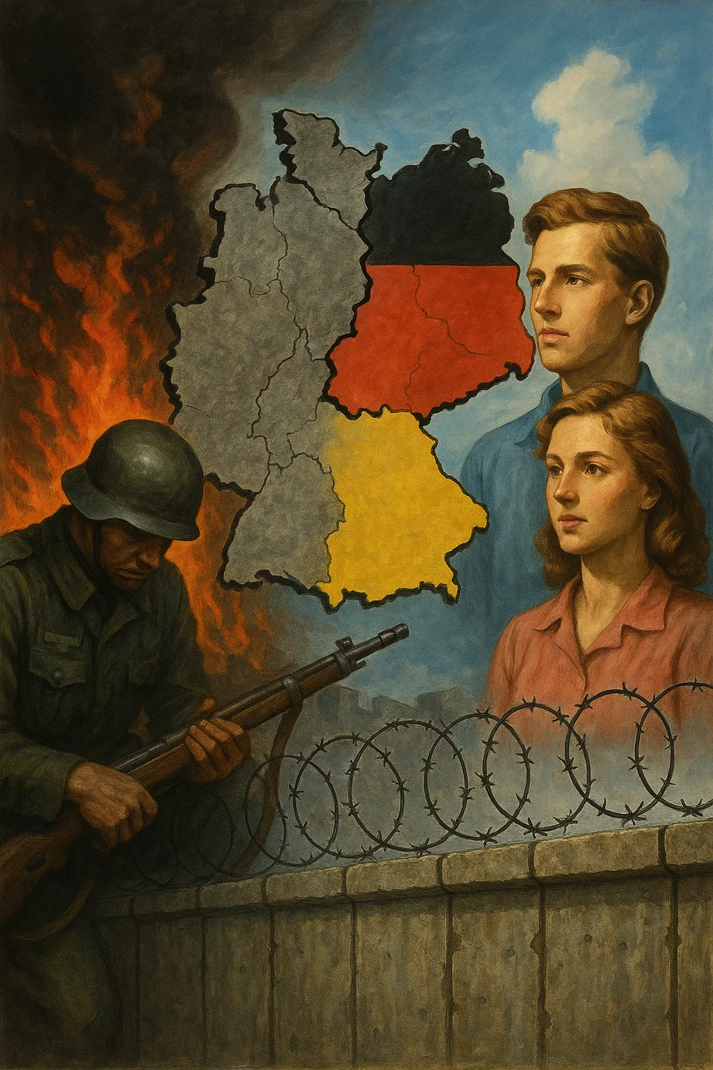 Deutschland 1945 und Wiedervereinigung – Grenzen, Verluste, Einheit
