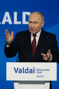 Wladimir Putin beim Waldai-Forum in Sotschi mit Drohung an Europa