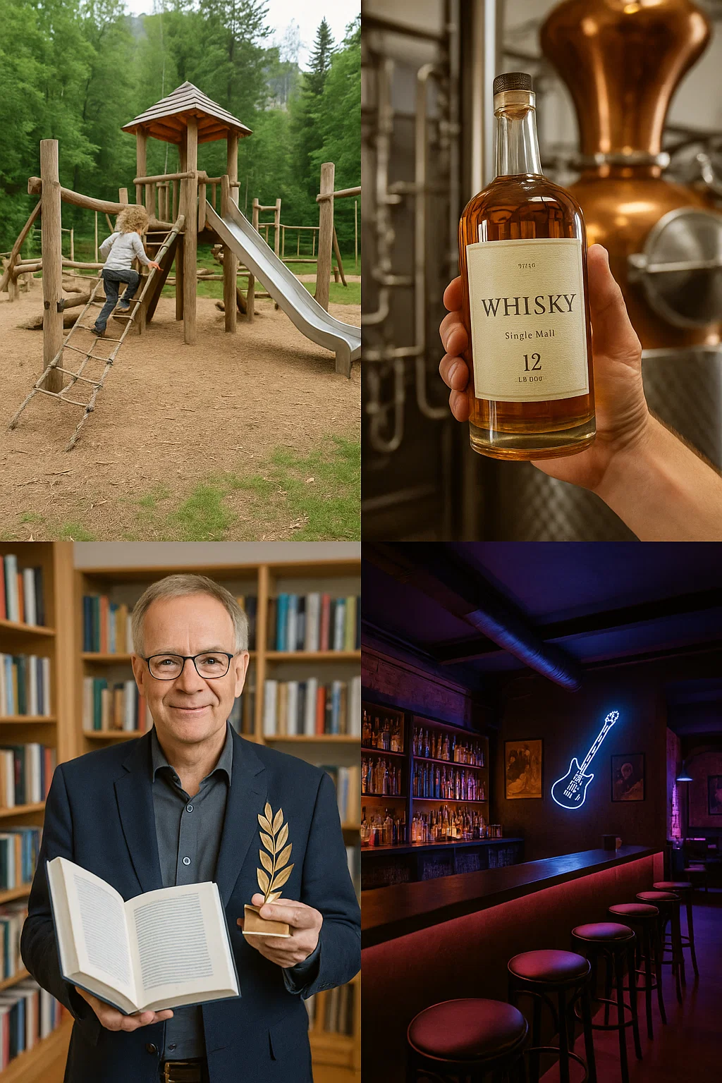Gute Nachrichten aus Sachsen: Holzspielplatz in Oybin, Whisky aus Dresden, Buchpreis in Kamenz, neue Rock-Bar in der Neustadt