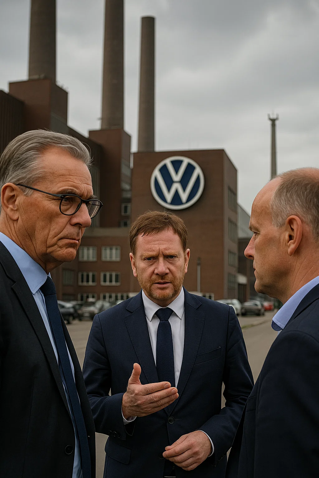 VW-Werke in Dresden und Zwickau stehen still – Streit zwischen Kretschmer und Konzernspitze