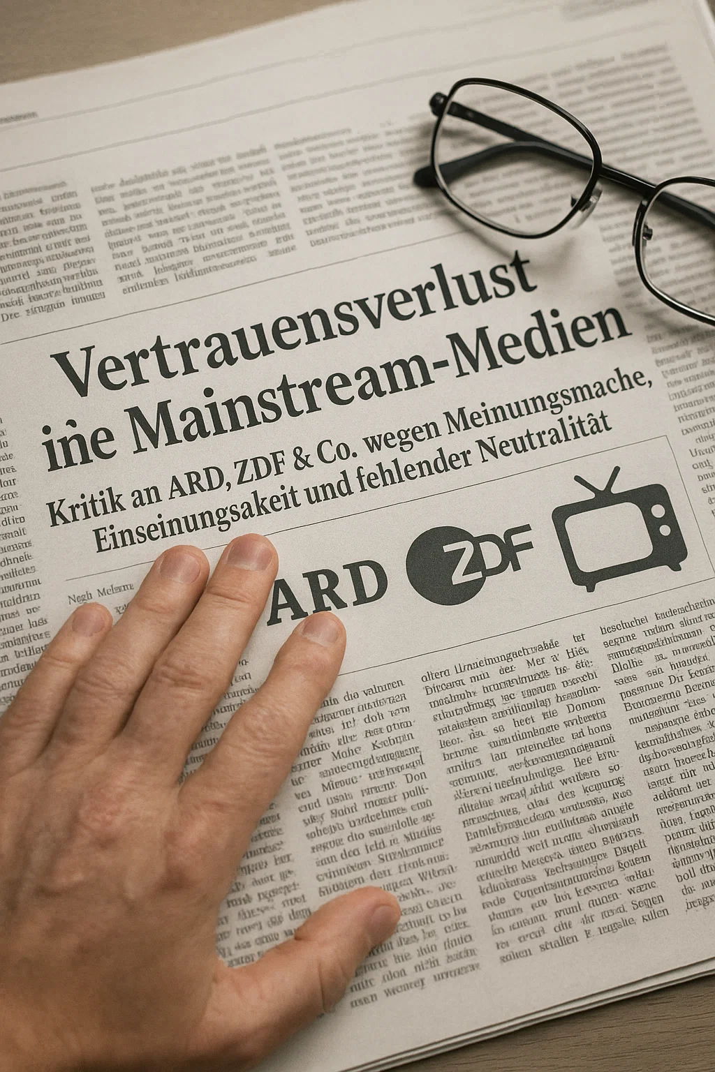 Mainstream-Medien in Deutschland verlieren Vertrauen durch Meinungsmache und fehlende Objektivität