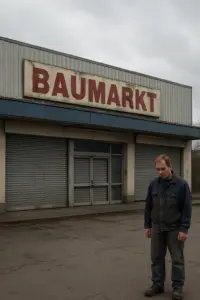 Leerer Toom-Baumarkt in Görlitz-Königshufen nach vorzeitiger Schließung