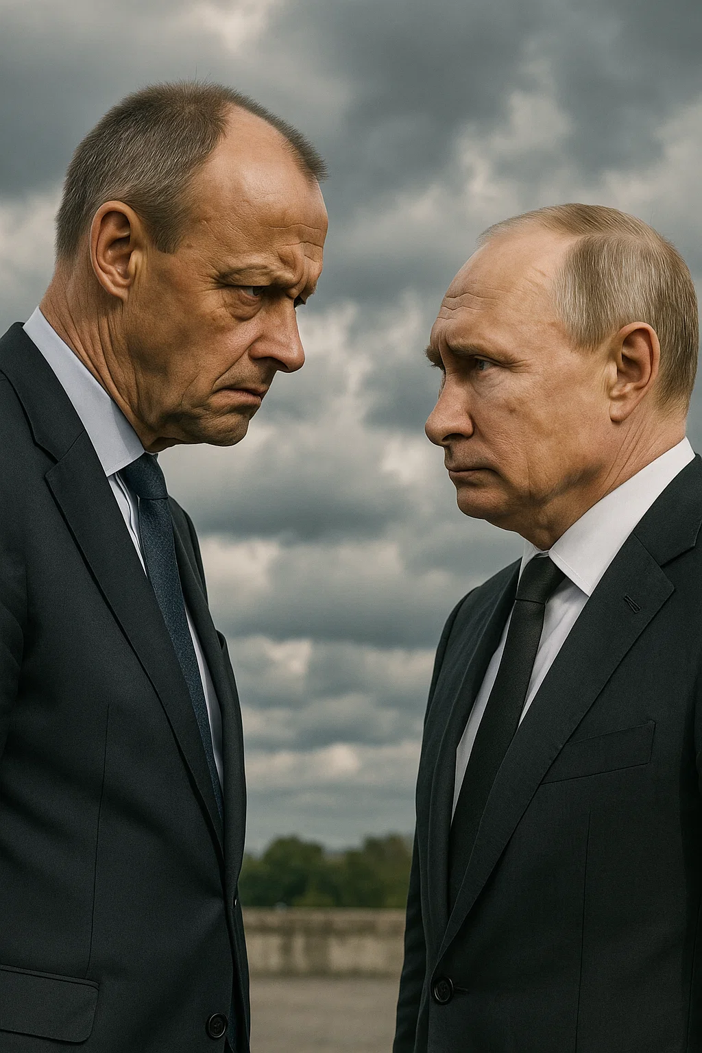 Bundeskanzler Friedrich Merz spricht im Fernsehen über Putin und lehnt Verhandlungen ab