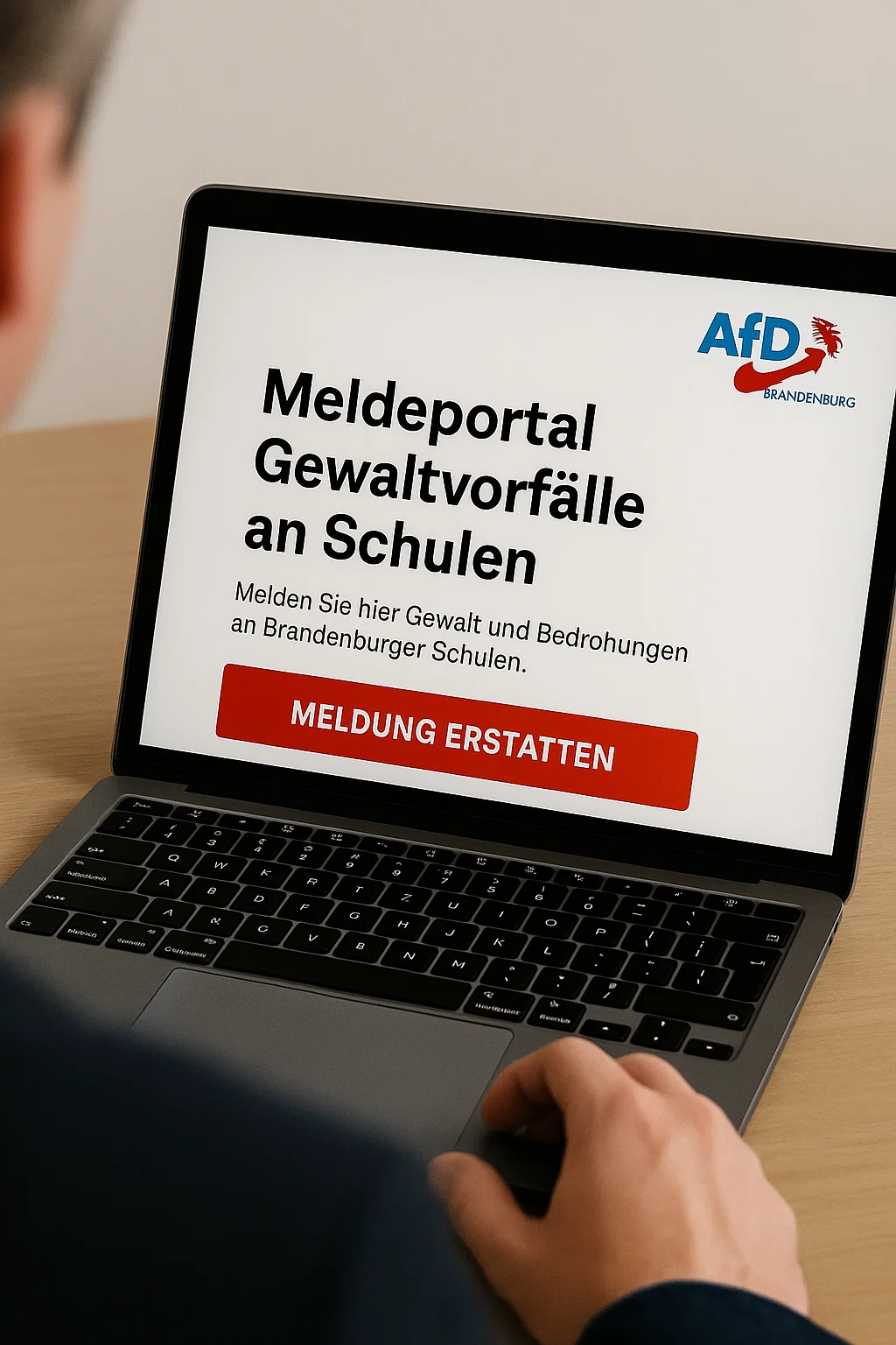 Symbolbild Schulhof mit Jugendlichen – AfD startet Meldeportal gegen Gewalt an Schulen in Brandenburg
